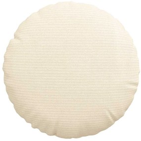 vidaXL Μαξιλάρια καθισμάτων 2 pcs Κρεμ Ø 30 cm Υφασμάτινο Κορντουρά