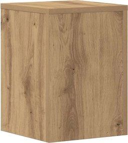vidaXL Βάσεις Φυτών 2 τεμ. Αρτισιανή Δρυς 25x25x35 εκ. Επεξ. Ξύλο