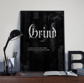 Ξύλινο Κάδρο Grind 30x40cm SNK59