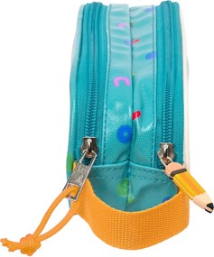 Διπλή Κασετίνα CoComelon Back to class Ανοιχτό Μπλε (21 x 8 x 6 cm)