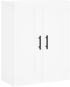 vidaXL Ντουλάπι Λευκό 69,5x34x180 εκ. από Επεξεργασμένο Ξύλο