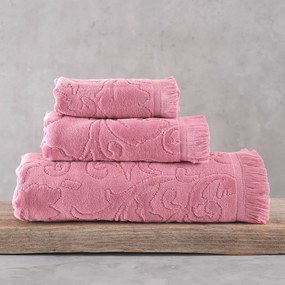 Πετσέτες Sienna (Σετ 5τμχ) Pomegranate Ρυθμός Towels Set 75x150cm 100% Cotton