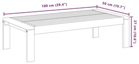 ΤΡΑΠΕΖΙ ΚΗΠΟΥ 100 X 50 X 27 ΕΚ. ΑΠΟ ΜΑΣΙΦ ΞΥΛΟ ΑΚΑΚΙΑΣ 367620