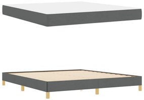 vidaXL Κρεβάτι με ελατήρια Ταμπά, Καφέ 180 x 200 cm