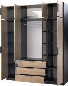 Ντουλάπα Lati D4 Τετράφυλλη με πατάρι