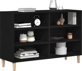 vidaXL Πλαϊνό γραφείο Μαύρη Οξυά 103,5 x 35 x 70 εκ.