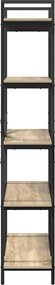 vidaXL Ράφι Βιβλίων Δρύς Sonoma 100 x 33,5 x 178 εκ Επεξεργασμένο ξύλο