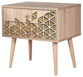 Κομοδίνο Two 863SPH3502 60x40x61cm Oak-Sonoma