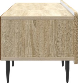 vidaXL Ντουλάπι TV 147 x 34,5 x 32 εκ Sonoma Δρυς Επεξεργασμένο Ξύλο