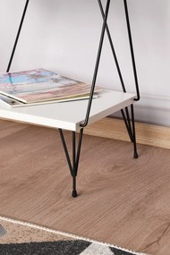 Βιβλιοθήκη - Balaban - Χρώμα Λευκό - 48x31x165εκ