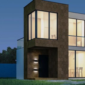 8W LED WALL LIGHT 4000K-SAND BLACK