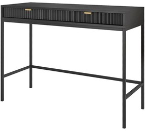 Κονσόλα Nova T104Cz_bL 104x50x78cm Anthracite Μελαμίνη,Μέταλλο