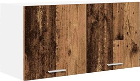 vidaXL Κρεμαστό ντουλάπι Παλαιωμένο ξύλο 80 x 31 x 40 cm