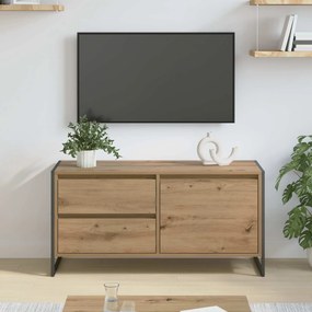 vidaXL Ντουλάπι TV 100 x 36 x 49.5 εκ Artisan Δρυς Επεξεργασμένο Ξύλο