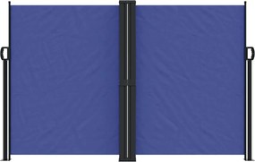 vidaXL Σκίαστρο Πλαϊνό Συρόμενο Μπλε 160 x 1000 εκ.