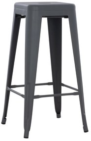 ΣΚΑΜΠΟ ΜΠΑΡ ΜΕΤΑΛΛΙΚΟ MELITA-PRO HM8642.50 ΣΕ ΓΚΡΙ 43x43x78Υεκ. (1 Τεμμάχια)