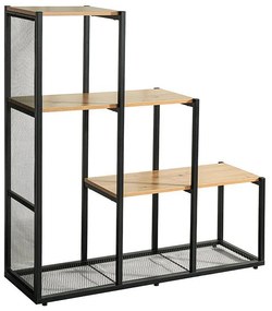 Βιβλιοθήκη - Ραφιέρα Edge 2276 Μεταλλική Fylliana Sonoma - Artisan 106x33x112 εκ. 106x33x112 εκ.