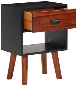 vidaXL Κομοδίνα 2 τεμ. 40 x 30 x 57 εκ. από Μασίφ Ξύλο Ακακίας