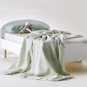 Κουβέρτα Πικέ Μονή (160x240) Kentia Loft Emery 10 Mint