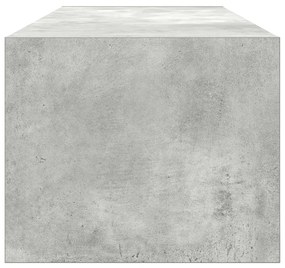 vidaXL Έπιπλο Τηλεόρασης Γκρι Σκυροδέματος 100x31x25,5 εκ. Επεξ. Ξύλο