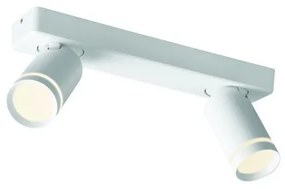 Σποτ Φωτιστικό Οροφής 2ΦΩΤΟ ΑΛΟΥΜΙΝΙΟ IP20 32X7X13,5CM DIVINO Aca-RA3632SWH-Λευκό RA3632SWH