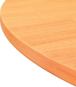 vidaXL Επιφάνεια Τραπεζιού Στρογγυλή Καφέ Κερ. Ø80x2,5 εκ Μασίφ Πεύκο