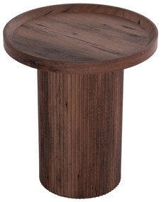 ΒΟΗΘΗΤΙΚΟ ΤΡΑΠΕΖΙ MARGON HM18027 MDF ΣΕ ΣΚΟΥΡΟ ΚΑΦΕ ΞΥΛΟΥ Φ45x50,5Υεκ.