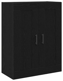 vidaXL Highboard Επιτοίχιο 2 pcs Μαύρη δρυς 69.5 x 34 x 180 εκ.