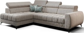 Γωνιακός καναπές Calyra Mini-Αριστερή-Μπεζ