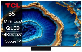TCL 85C805 Smart Τηλεόραση 85'' με Google TV & Game Master Pro 2.0 4K UHD QLED HDR