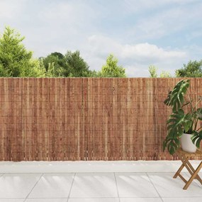 vidaXL Φράχτης από φλοιό δέντρου Καφέ 400 x 125cm Φλοιός
