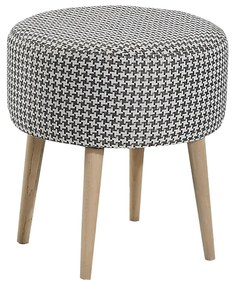 Σκαμπό ArteLibre ADA Houndstooth Fume Ύφασμα 40x43cm-14870115