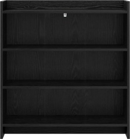 vidaXL Πλαϊνό γραφείο Μαύρη Δρυς 75 x 36 x 80 εκ Επεξεργασμένο Ξύλο