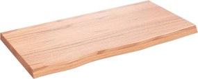 vidaXL Επιφ Τραπεζιού Αν Καφέ 80x40x(2-4)εκ. Επεξ. Μασίφ Ξύλο Δρυός