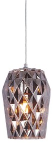 Φωτιστικό Οροφής Μονόφωτο Homelighting Luca 77-3721 Smoked Grey