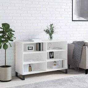 vidaXL Ραφιέρα Λευκή 103,5x35x70 εκ. από Επεξεργασμένο Ξύλο