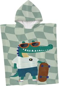 Stewehome Παιδικό πετσέτα παραλίας με κουκούλα και έγχρωμη εκτύπωση (4-6 ετών) 50x50 cm