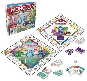 Επιτραπέζιο Παιχνίδι Η Πρώτη Μου Monopoly F4436 Για 2-6 Παίκτες 4 Ετών+ Multicolor Hasbro
