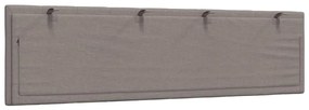 vidaXL Μαξιλάρι για Κεφαλάρι Taupe 180 εκ. Υφασμάτινο