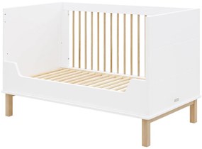 Βρεφικό Κρεβάτι Mika 70x140cm  White + Oak Bopita