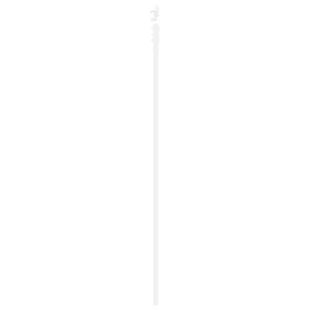 vidaXL Συρόμενη Πόρτα με Σετ Υλικών Λευκή 83x232 cm Συμπαγές Ξύλο Πεύκου