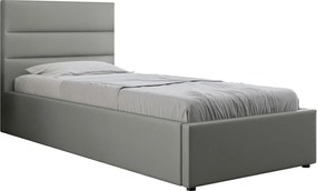 Επενδυμένο Κρεβάτι Lutko-Γκρι-120 x 200