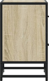vidaXL Κομοδίνα Sonoma Δρυς 40x31x50 εκ. Επεξεργασμένο Ξύλο