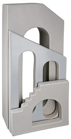 Βάζο ArteLibre Οίκος Γκρι Κεραμικό 14.5x8x35cm-05160943