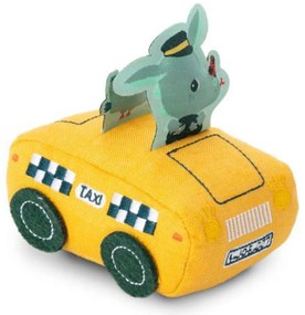 Αυτοκινητάκι Pull-back Joe LI83441 Υφασμάτινο Yellow Lilliputiens