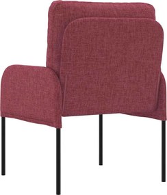 vidaXL Καναπέδες με μαξιλάρι 55cm Κόκκινο Κόντρα πλακέ