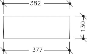 Ios White Gloss 38x38- Επιτραπέζιος νιπτήρας