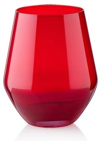 Ποτήρι Ουΐσκι 350ml Grus Κόκκινο - Crystal Bohemia - 6 ΤΜΧ