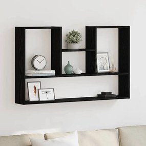 vidaXL Ράφι Τοίχου Μαύρη Δρυς 99 x 15 x 60 εκ. από Τεχνητό Ξύλο
