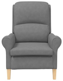 vidaXL Πολυθρόνα Σκούρο γκρι 76 x 94 x 102 εκ. Μικροΐνες